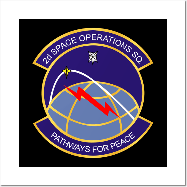 2d Space Operations Squadron wo Txt Wall Art by twix123844